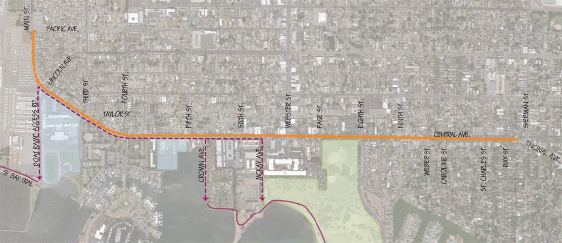 Central Avenue Cycle Track Traffic Management Plan